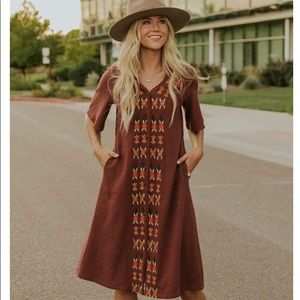 Roolee Burgundy Dress